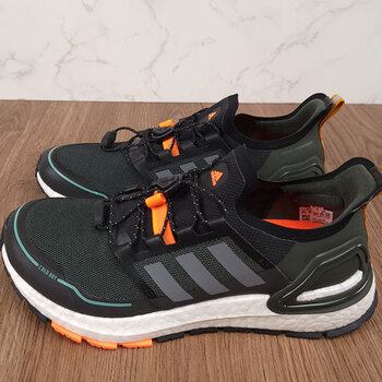 阿迪达斯男子ultraboost爆米花跑步鞋2024夏季新运动鞋软底舒适透气