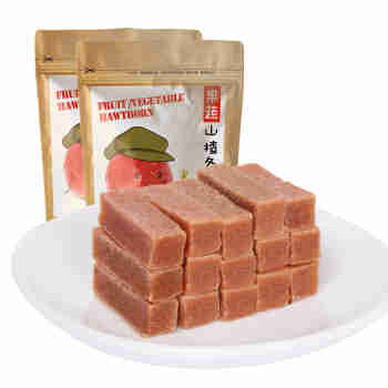 沂蒙公社原味山楂条果蔬山楂条玫瑰山楂条山楂制品 280g2袋果蔬山楂条