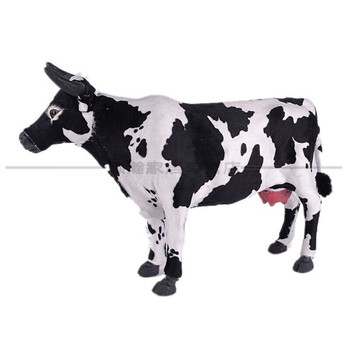 仿真奶牛摆件仿真模型动物装饰玩具市活动展示标本 一套(大中小)