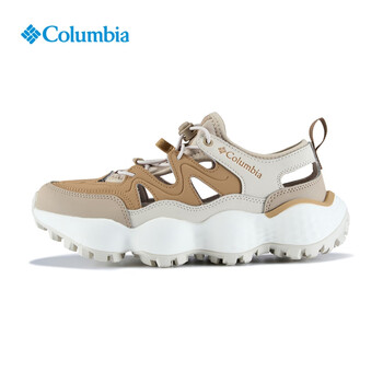 哥伦比亚户外女子耐磨舒适透气旅行野营运动凉鞋102卡其色25年新色