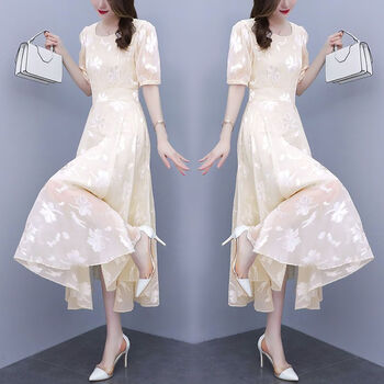 夏寅夏天女装套装时尚气质夏季雪纺连衣裙女装夏装2024年新款春夏天