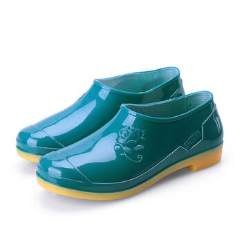 hwdcbyg三明美低帮雨鞋女男雨靴韩国时尚成人防滑厨房工作胶鞋套鞋