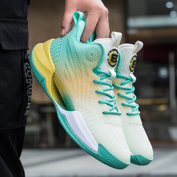 勉岳变色龙球鞋男篮球男款夏季透气运动休闲鞋子男潮鞋百搭学生跑步鞋