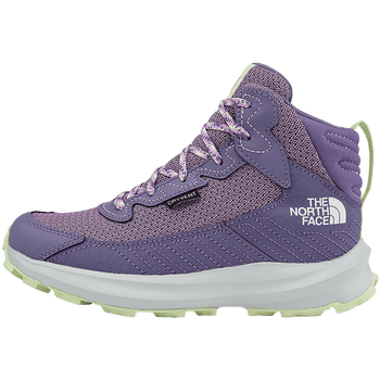 北面thenorthface童装徒步鞋男女儿童运动鞋防水23冬新款7w5vihb紫色