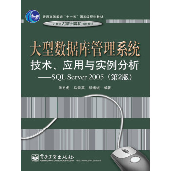 大型数据库管理系统技术、应用与实例分析：基于SQL Server 2005（第2版）pdf/doc/txt格式电子书下载