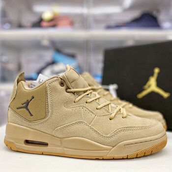 纯原aj23小藤原浩高帮篮球鞋乔23黑白男女百搭复古休闲运动鞋 小麦 36