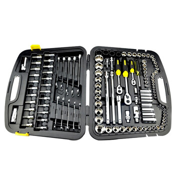 史丹利(stanley)120件套综合性套装汽修机修工具套筒棘轮扳手组工具组