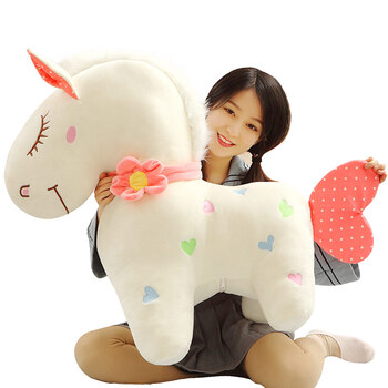 网红同款小宝马莉毛绒玩具马公仔坐骑骑布娃娃玩偶儿童女孩可爱卡通