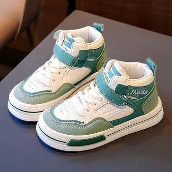 安誻品牌断码童鞋女童2024秋季新款休闲儿童运动鞋中大童软底女孩绿色