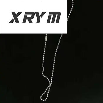 xrym国潮彩色太阳反光珍珠拼接项链男女嘻哈八角星芒情人节送男女朋友