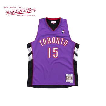 mitchellness复古篮球服男sw球迷版nba独行侠篮网猛龙队卡特球衣猛龙