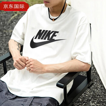 耐克(nike)nike短袖男装上衣2024夏季新款运动服印花图案半袖t恤ar5