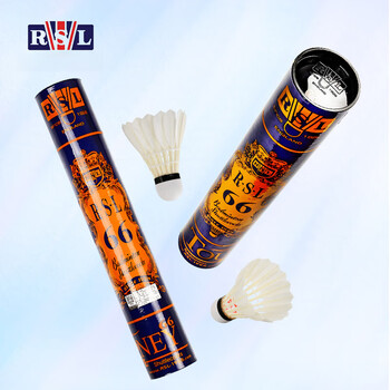 亚狮龙训练比赛用球飞行稳定耐打rsl66号羽毛球1桶装1筒飞行稳定77速