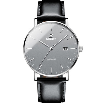 宾格(binger)手表男士手表 超薄简约防水全自动机械表 【进口机芯】