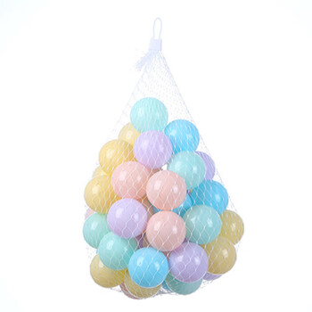 球宝宝洗澡小球戏水玩具波波球小球池室内宝宝婴儿童玩具球30个海洋球