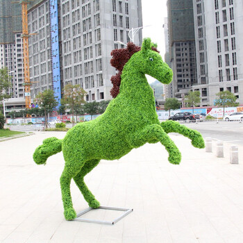 金福喜仿真绿雕植物雕塑园林摆件景观雕塑大型景观摆件仿真绿雕动物