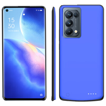 闪步适用于opporeno5式充电宝reno3夹背电源reno4pro手机壳电池适用于