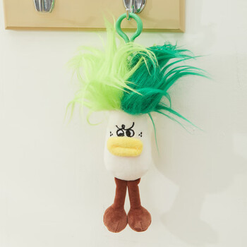 极惠家三福玩偶三福炸毛蔬菜系列毛绒丑萌可爱钥匙扣挂件丑娃玩偶包包
