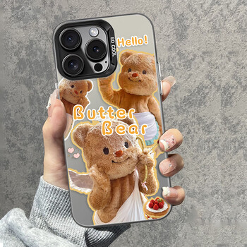 欧格曼ougeman黄油小熊手机壳适用于苹果14泰国iphone15promax新款13