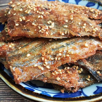 250g烧烤马步鱼干秦皇岛海鲜零食小吃北戴河特产即食烤鱼片新品 500g