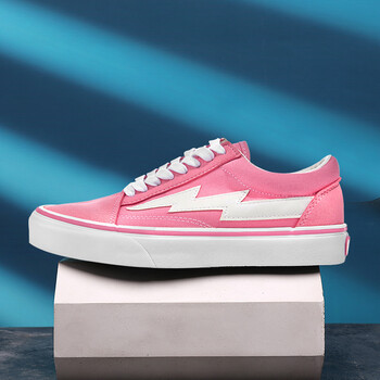 美版复仇风暴闪电鞋正1品火焰帆布鞋revenge x storm闪电板鞋潮易烊
