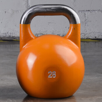 亚铃 男钢亚铃男钢壶铃竞技壶铃比赛壶玲健身房私教壶铃提壶哑铃hw 28