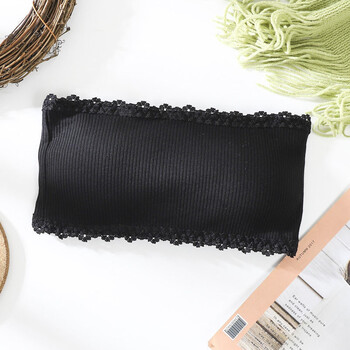 肩带隐形美背无肩带抹胸内学生防走光裹胸文胸薄款夏季 1件黑色肩带 s