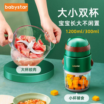 BabyStar ӤʳСͶ๦ե֭ С˫300ml+1.2L