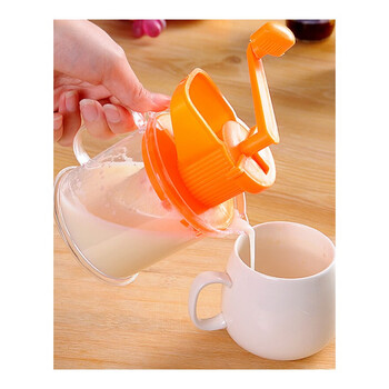 可狄简易迷你手动豆浆机家用手摇磨豆机宝宝鲜榨豆浆机