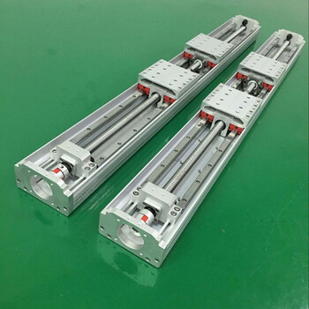 直线滑台模组 精密滚珠丝杆滑台模组 直线导轨滑台配57/42电机 具体