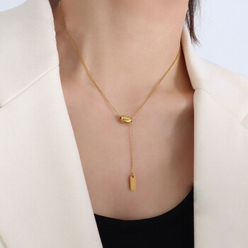 相思豆项链女士2022年新款黄金套链金豆豆锁骨 黄金红豆项链【金重约