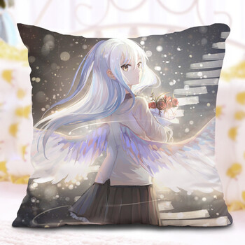霂咔 天使的心跳抱枕 立华奏angelbeats双面抱枕 动漫周边二次元靠垫