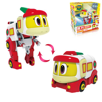 帮帮龙出动大版迷你变形发声系列机器人套装男孩女孩