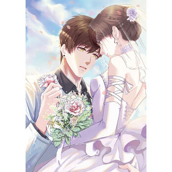 恋与制作人海报 白起许墨李泽言周棋洛动漫游戏周边装饰挂画壁纸 粉红