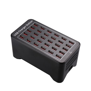 适用原厂多口充电器usb插头手机座台快充多功能大功率工作室适用苹果