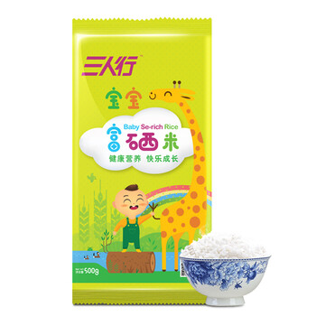 关注店铺联系客服三人行大米京东自营旗舰店自营三人行新香米富硒米