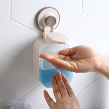 洗手液盒厨房水槽皂液器洗手液瓶子壁挂式给皂液盒沐浴露卫生间免打孔