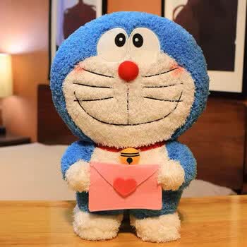 迪士尼商城同款生日礼物毛绒玩具哆啦a梦公仔蓝胖子机器猫玩偶娃娃