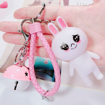 三八节礼物 i love cony熊 黑绳 黑白铃铛