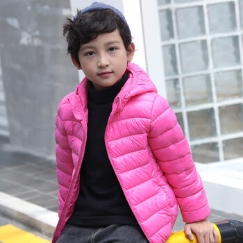 男童2019新款儿童轻薄棉服秋冬外套中大童棉衣宝宝冬天女童上衣服