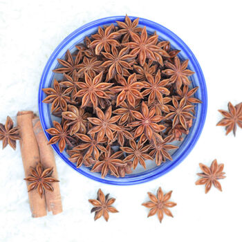 (满38减10)十足干八角大料)500g八角大茴香料火锅调味料八角辣椒 100g