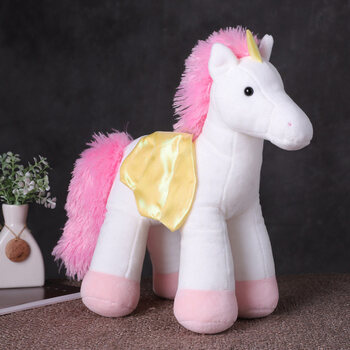 六一儿童节礼物抖音网红款毛绒玩具紫色小马公仔床上睡觉抱枕玩偶马布