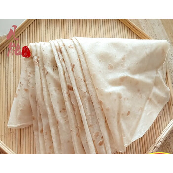 山东手工烙馍单饼全麦面卷饼皮鸡肉卷面薄饼手抓饼早餐饼5斤