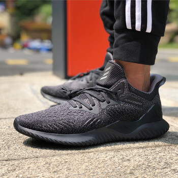 阿迪达斯男鞋alpha bounce 阿尔法二代小椰子马牌底缓震耐磨男子运动