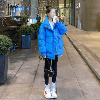 三礼 高端品牌女装羽绒服女2022年冬季新款时尚小个子面包服白鸭绒