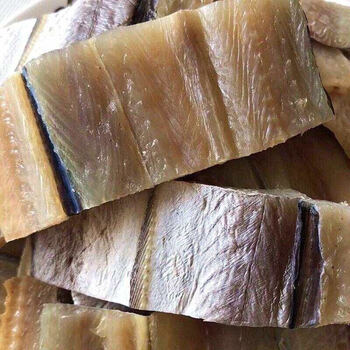 海南三亚特产自然风南海大条咸鱼干切块真空包装鳗鱼500g海鲜干货