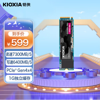 铠侠（Kioxia）1TB SSD固态硬盘 NVMe M.2接口 EXCERIA Pro  SE10 系列（PCIe 4.0 产品）