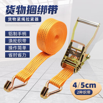 莱普特棘轮拉紧器货物捆绑带货车固定收紧绳绷带装货紧绳器万能栓紧扎