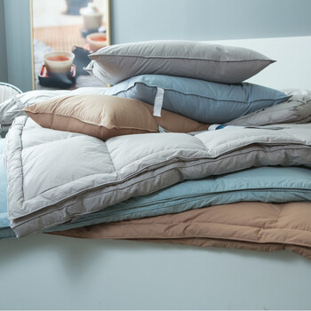 鸭毛被 秋冬 日式羽毛床垫白鸭毛丝床上用品褥子垫被1.