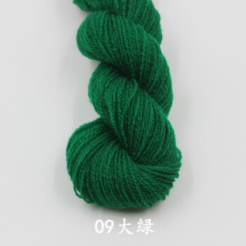 个性开丝米细毛线棉线纯色基础细线线手编夏季男士eb 09大绿10把价格